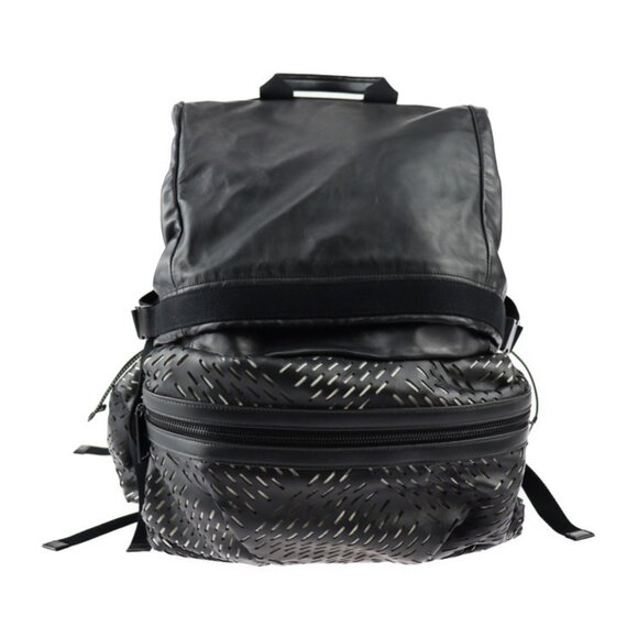 BOTTEGA VENETA Black Leather Backpack - Picture 1 of 9
